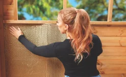 No Nonsense Self-Adhesive Shed Insulation 1 X 10m -ClearAmber shop 104KY A3