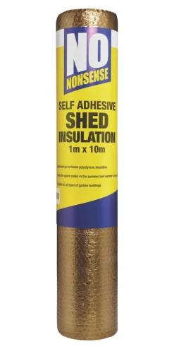 No Nonsense Self-Adhesive Shed Insulation 1 X 10m