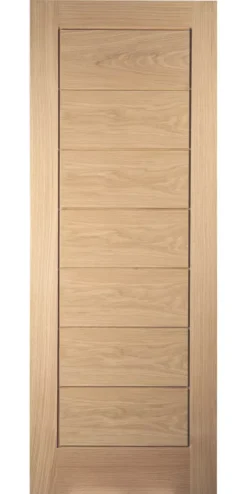 Jeld-Wen Unfinished Oak Veneer Wooden Cottage Internal Door 1981 X 610mm