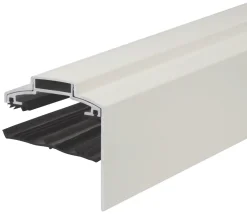 ALUKAP-XR White Gable Glazing Bar With Gasket 60mm X 3000mm
