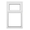 Crystal Top Opening Double-Glazed Casement White UPVC Window 610 X 1040mm -ClearAmber shop 118JK P