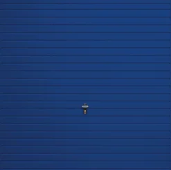 Gliderol Horizontal 7&apos; X 7&apos; Non-Insulated Framed Steel Up & Over Garage Door Signal Blue