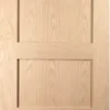 Jeld-Wen Unfinished Oak Veneer Wooden 4-Panel Shaker Internal Fire Door 2040 X 826mm -ClearAmber shop 1303G P