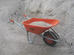 Belle Group Warrior Pneumatic Wheels HDPE Wheelbarrow Silver/Orange 100Ltr 11 Belle Group Warrior Pneumatic Wheels HDPE Wheelbarrow Silver/Orange 100Ltr -ClearAmber shop 13181 A3