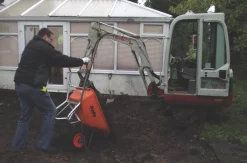 Belle Group Warrior Pneumatic Wheels HDPE Wheelbarrow Silver/Orange 100Ltr 13 Belle Group Warrior Pneumatic Wheels HDPE Wheelbarrow Silver/Orange 100Ltr -ClearAmber shop 13181 A5