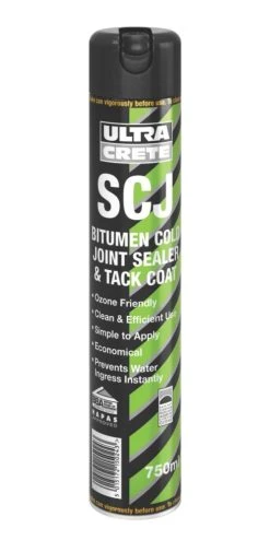 Ultra Crete Bitumen Cold Joint Sealer & Tack Coat Black 750ml