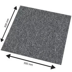 Abingdon Carpet Tile Division Fusion Carpet Tiles Mid-Grey 20 Pack 7 Abingdon Carpet Tile Division Fusion Carpet Tiles Mid-Grey 20 Pack -ClearAmber shop 149VJ A2