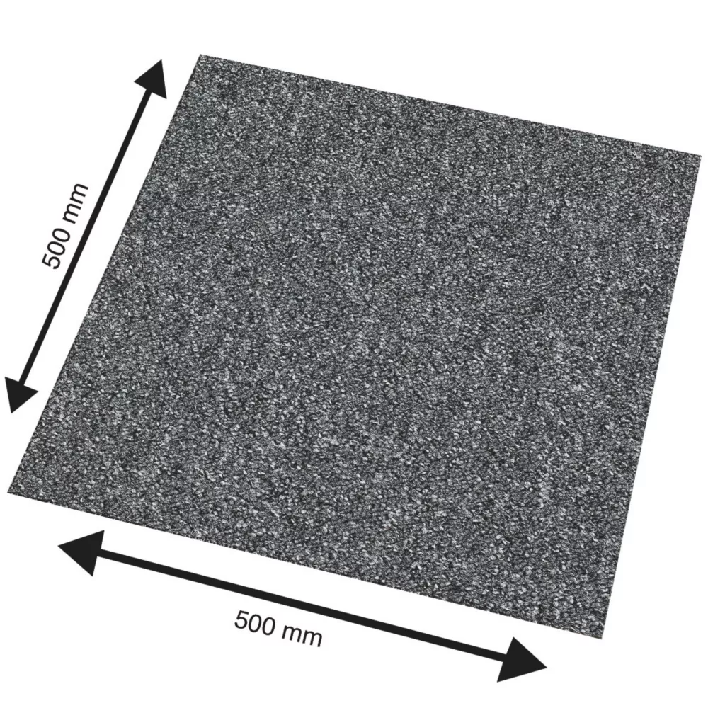 Abingdon Carpet Tile Division Fusion Carpet Tiles Mid-Grey 20 Pack 5 Abingdon Carpet Tile Division Fusion Carpet Tiles Mid-Grey 20 Pack - Image 3