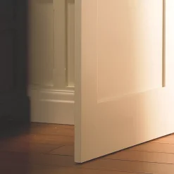 Jeld-Wen Primed White Wooden 1-Panel Shaker Internal Door 1981 X 762mm -ClearAmber shop 1537G A2