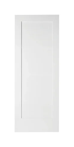 Jeld-Wen Primed White Wooden 1-Panel Shaker Internal Door 1981 X 762mm