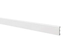 Essentials Ogee Skirting Board White 2.4m X 80mm X 12mm 6 Pack