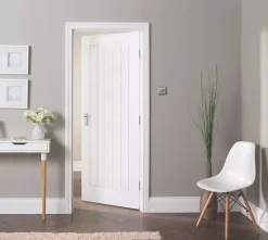 Jeld-Wen Primed White Wooden Cottage Internal Door 1981 X 610mm