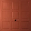 Gliderol Georgian 7&apos; 6" X 7&apos; Non-Insulated Frameless Steel Up & Over Garage Door Terracotta -ClearAmber shop 162VR P