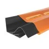Corrapol-BT Rock N Lock Aluminium Wall Side Flashing Black 130 X 70mm X 3m -ClearAmber shop 177VK P