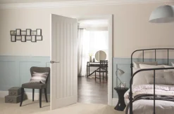 Jeld-Wen Newark Primed White Wooden Cottage Internal Fire Door 1981 X 838mm -ClearAmber shop 1792G A1