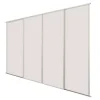 Spacepro Classic 4-Door Sliding Wardrobe Door Kit Cashmere Frame Cashmere Panel 2370 X 2260mm 2 Spacepro Classic 4-Door Sliding Wardrobe Door Kit Cashmere Frame Cashmere Panel 2370 X 2260mm -ClearAmber shop 180GK P