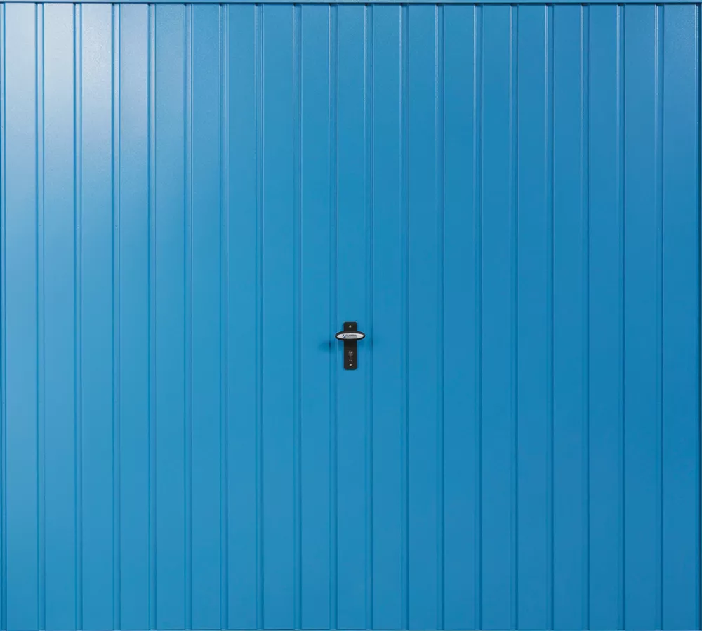 Gliderol Vertical 7' X 7' Non-Insulated Framed Steel Up & Over Garage Door Light Blue 3 Gliderol Vertical 7' X 7' Non-Insulated Framed Steel Up & Over Garage Door Light Blue