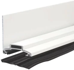 ALUKAP-XR White Glazing Wall Bar With Gasket 60mm X 3000mm