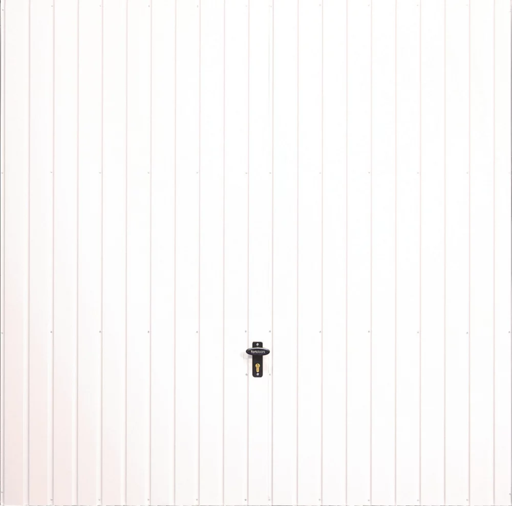 Gliderol Vertical 7' X 7' Non-Insulated Frameless Steel Up & Over Garage Door White 3 Gliderol Vertical 7' X 7' Non-Insulated Frameless Steel Up & Over Garage Door White