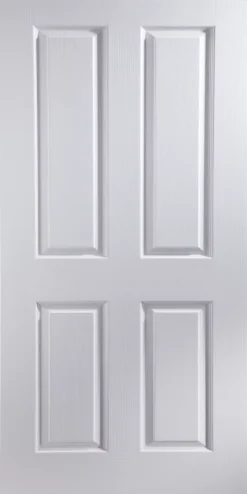 Jeld-Wen Oakfield Primed White Wooden 4-Panel Internal Fire Door 1981 X 838mm