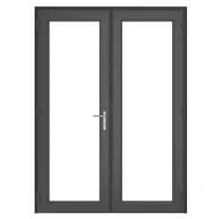 Crystal Anthracite Grey UPVC French Door Set 2055 X 1490mm