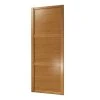 Spacepro Shaker 1-Door Sliding Wardrobe Door Oak Frame Oak Panel 762 X 2260mm -ClearAmber shop 2339V P