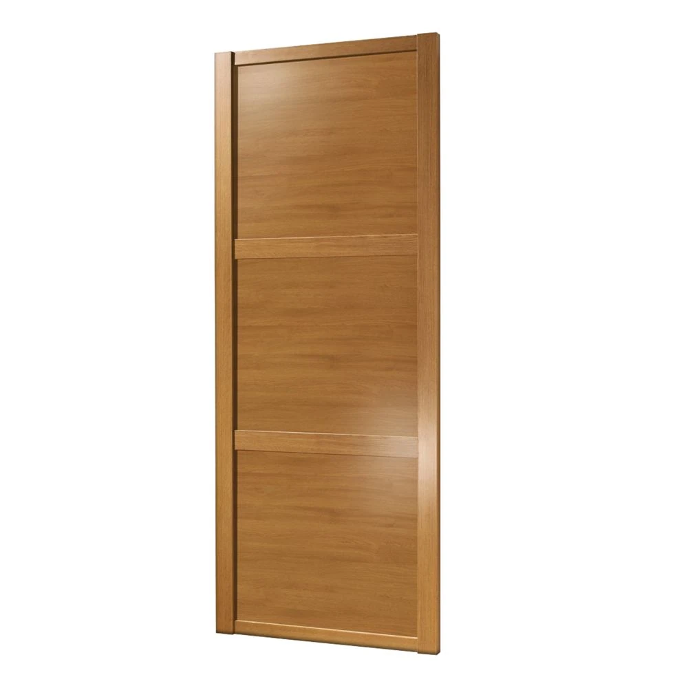 Spacepro Shaker 1-Door Sliding Wardrobe Door Oak Frame Oak Panel 762 X 2260mm 3 Spacepro Shaker 1-Door Sliding Wardrobe Door Oak Frame Oak Panel 762 X 2260mm