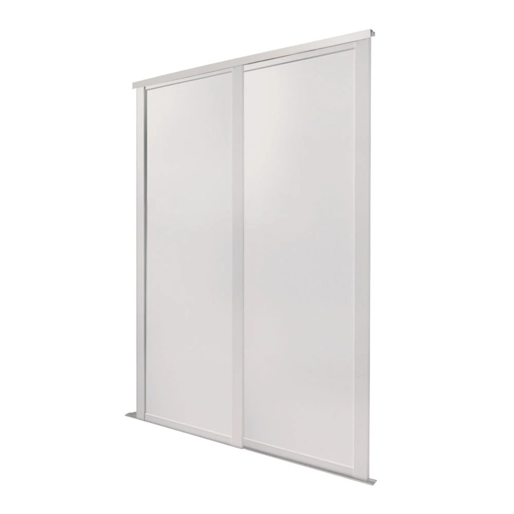 Spacepro Shaker 2-Door Sliding Wardrobe Door Kit Cashmere Frame Cashmere Panel 1449 X 2260mm 3 Spacepro Shaker 2-Door Sliding Wardrobe Door Kit Cashmere Frame Cashmere Panel 1449 X 2260mm