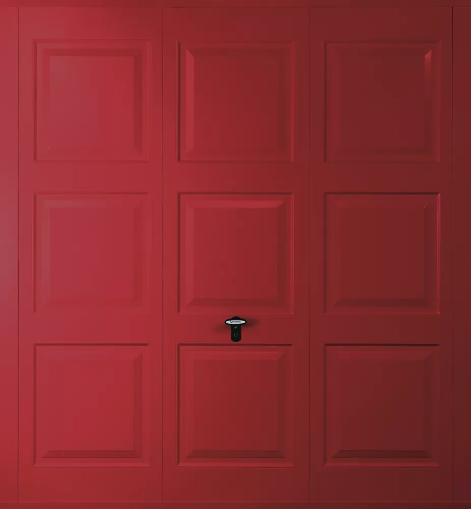 Gliderol Georgian 7' X 7' Non-Insulated Framed Steel Up & Over Garage Door Ruby Red 3 Gliderol Georgian 7' X 7' Non-Insulated Framed Steel Up & Over Garage Door Ruby Red