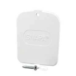 SNAPA White 16mm Bar End Cap 2mm X 66mm