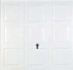 Gliderol Georgian 7&apos; X 6&apos; 6" Non-Insulated Frameless Steel Up & Over Garage Door White