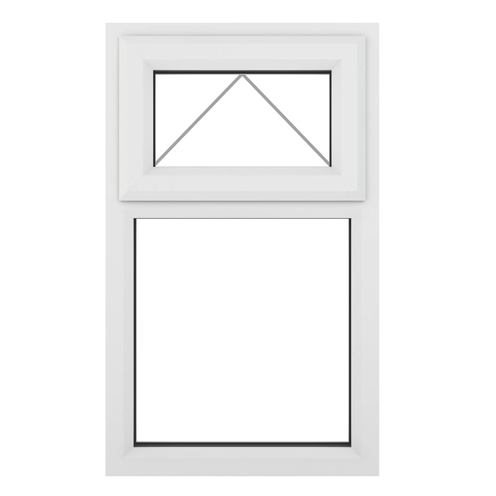 Crystal Top Opening Double-Glazed Casement White UPVC Window 610 X 820mm 4 Crystal Top Opening Double-Glazed Casement White UPVC Window 610 X 820mm - Image 2