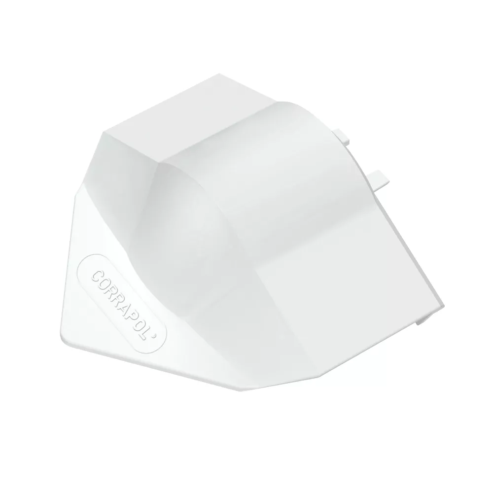 Corrapol White 3mm Super Ridge End Cap 160mm X 100mm 3 Corrapol White 3mm Super Ridge End Cap 160mm X 100mm