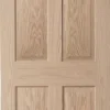 Jeld-Wen Oregon Unfinished Oak Veneer Wooden 4-Panel Internal Fire Door 1981 X 762mm 1 Jeld-Wen Oregon Unfinished Oak Veneer Wooden 4-Panel Internal Fire Door 1981 X 762mm -ClearAmber shop 28747 P