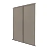 Spacepro Shaker 2-Door Sliding Wardrobe Door Kit Stone Grey Frame Stone Grey Panel 1753 X 2260mm 2 Spacepro Shaker 2-Door Sliding Wardrobe Door Kit Stone Grey Frame Stone Grey Panel 1753 X 2260mm -ClearAmber shop 288GK P