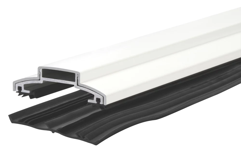 ALUKAP-XR White Glazing Bar With Gasket 60mm X 3000mm 3 ALUKAP-XR White Glazing Bar With Gasket 60mm X 3000mm