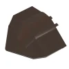 Corrapol-BT Brown 3mm Super Ridge End Cap 160mm X 100mm