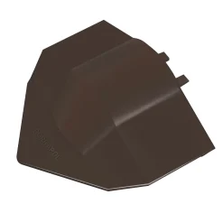Corrapol-BT Brown 3mm Super Ridge End Cap 160mm X 100mm