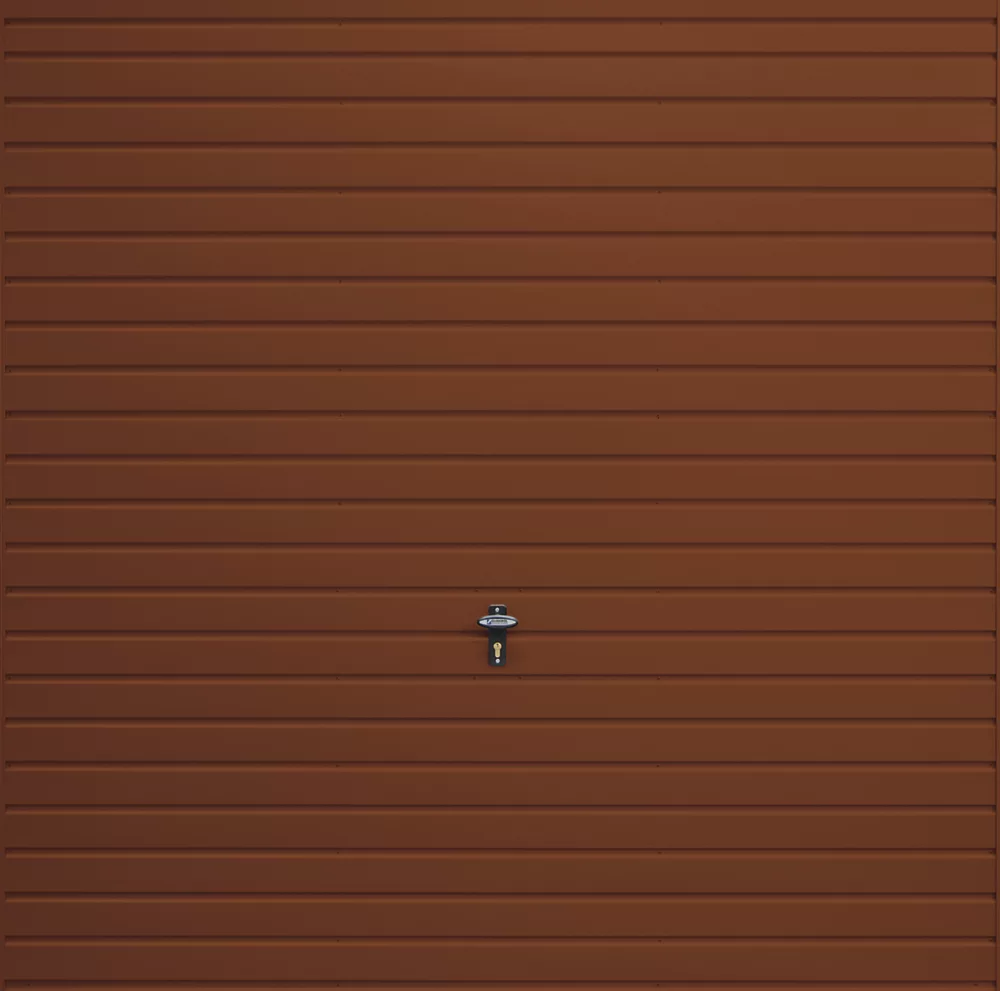 Gliderol Horizontal 8' X 7' Non-Insulated Framed Steel Up & Over Garage Door Clay Brown 3 Gliderol Horizontal 8' X 7' Non-Insulated Framed Steel Up & Over Garage Door Clay Brown