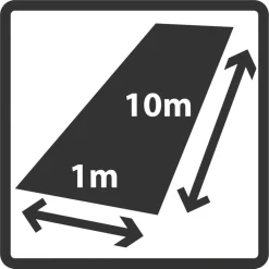 Roof Pro Black Premium Shed Felt 10 X 1m -ClearAmber shop 299HT A3