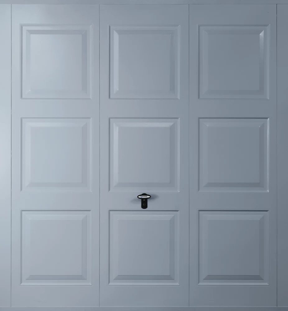 Gliderol Georgian 8' X 6' 6" Non-Insulated Framed Steel Up & Over Garage Door Window Grey 3 Gliderol Georgian 8' X 6' 6" Non-Insulated Framed Steel Up & Over Garage Door Window Grey