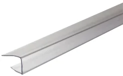 SNAPA Clear 10mm C-Section Glazing Bar 15mm X 2000mm