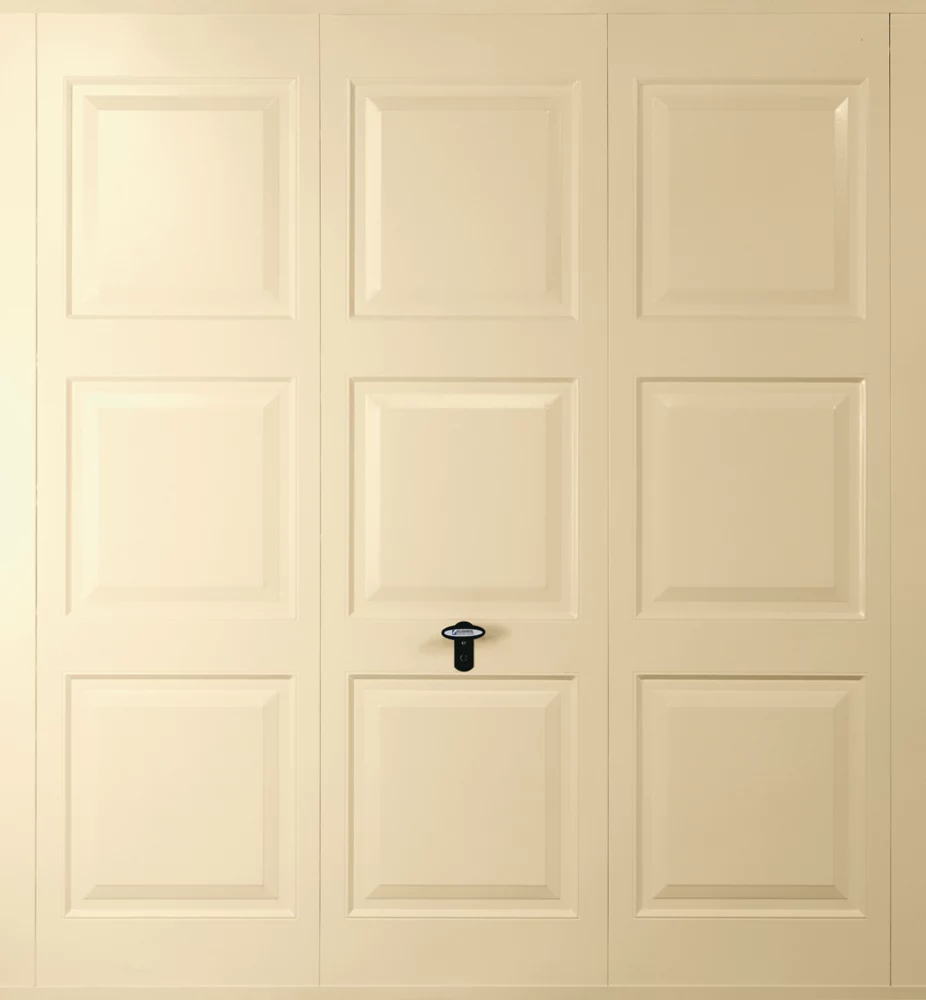 Gliderol Georgian 7' X 7' Non-Insulated Framed Steel Up & Over Garage Door Ivory 3 Gliderol Georgian 7' X 7' Non-Insulated Framed Steel Up & Over Garage Door Ivory