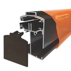 ALUKAP-SS Brown Self-Support Gable Bar 60mm X 4800mm