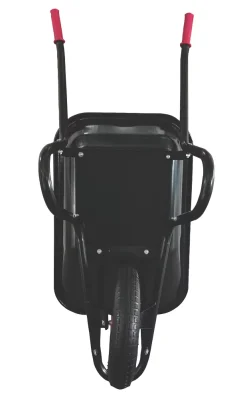 Forge Steel W02 Pneumatic Wheels Wheelbarrow Black 85Ltr -ClearAmber shop 347PT A2