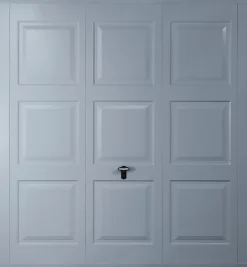 Gliderol Georgian 7&apos; 6" X 7&apos; Non-Insulated Frameless Steel Up & Over Garage Door Window Grey