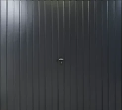 Gliderol Vertical 8&apos; X 7&apos; Non-Insulated Framed Steel Up & Over Garage Door Anthracite Grey