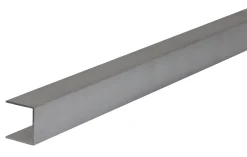 ALUKAP-XR Silver 16mm C-Section Glazing Bar 16mm X 4000mm
