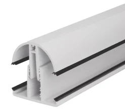 SNAPA White 10, 16 & 25mm Axiome Sheet Glazing Bar 45mm X 4000mm