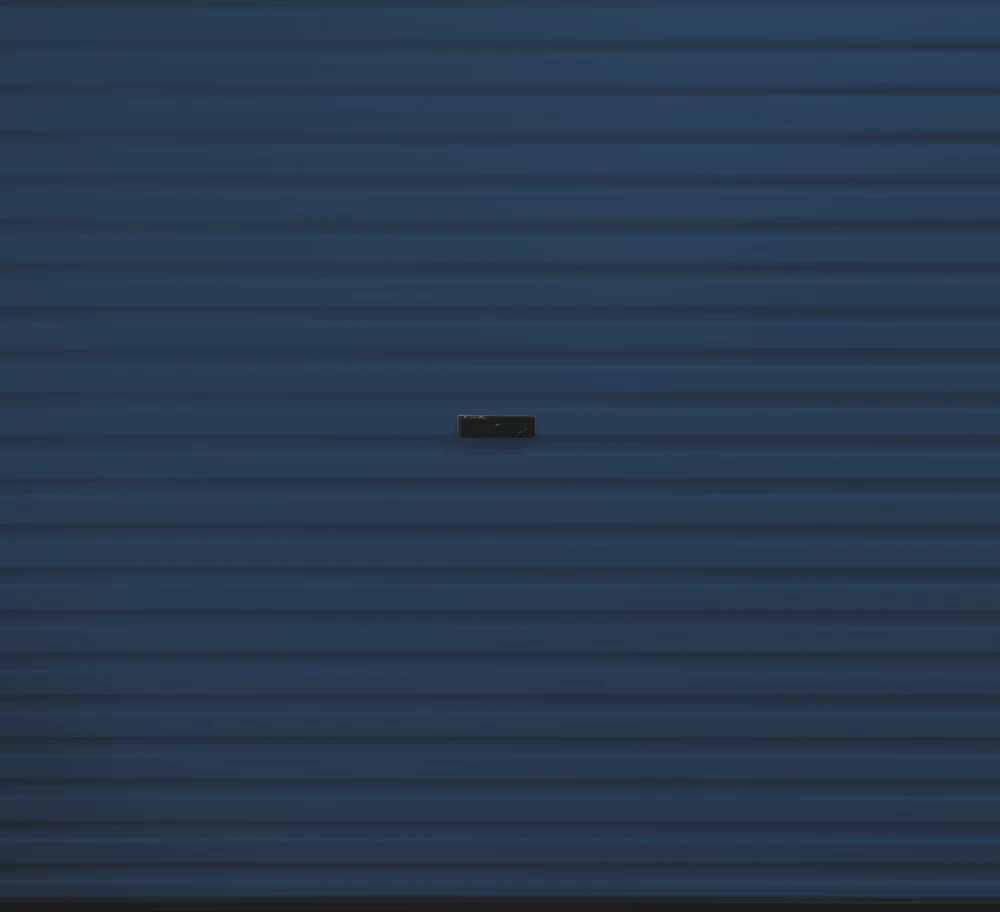 Gliderol 7' 10" X 7' Non-Insulated Steel Roller Garage Door Navy Blue 3 Gliderol 7' 10" X 7' Non-Insulated Steel Roller Garage Door Navy Blue